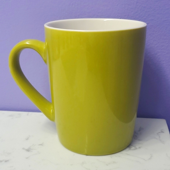 ☕️ Starbucks Olive Green ceramic 2021  Coffee mug 🌟  ☕️  💚 4" height,10 oz - Picture 2 of 6